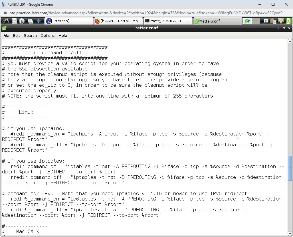 Figure 1.47 Screenshot of PLABKALI01
