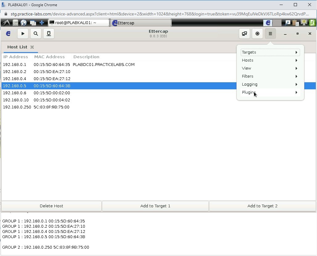 Figure 1.68 Screenshot of PLABKALI01