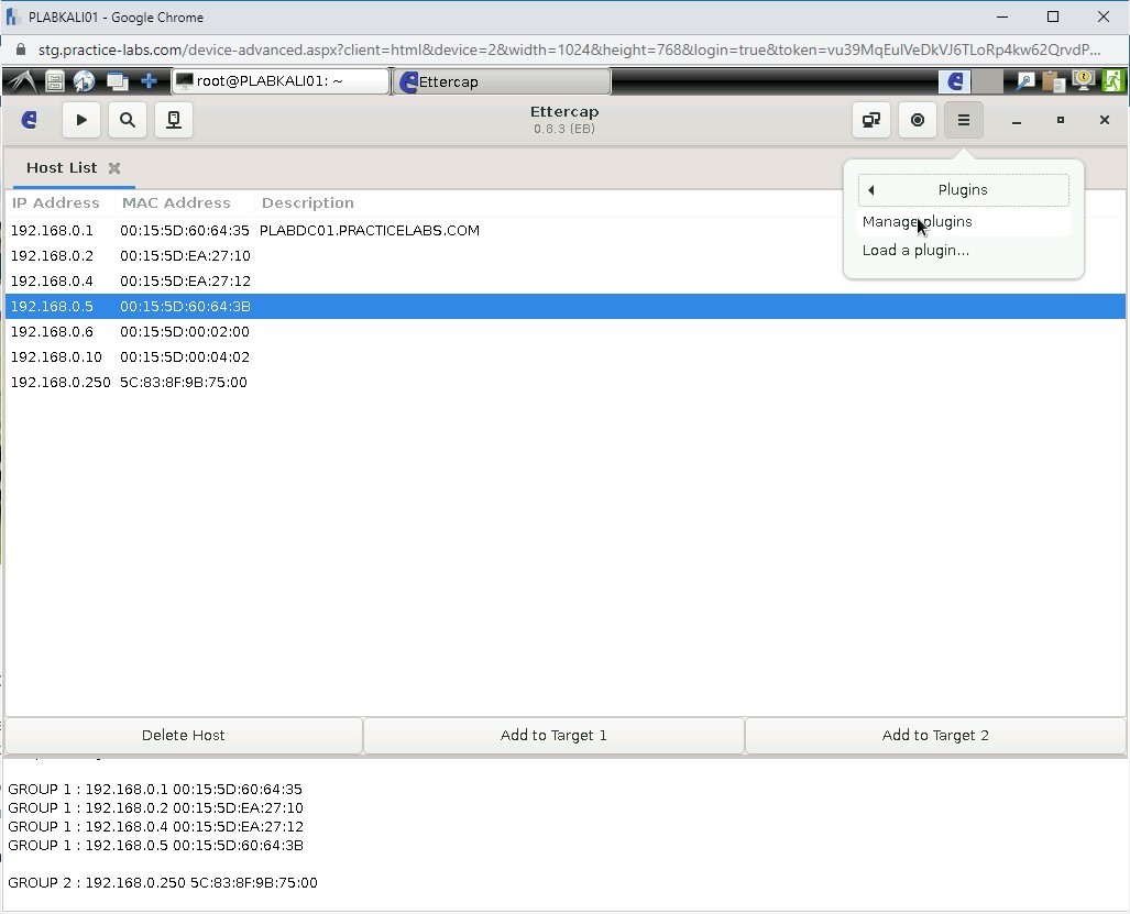 Figure 1.69 Screenshot of PLABKALI01