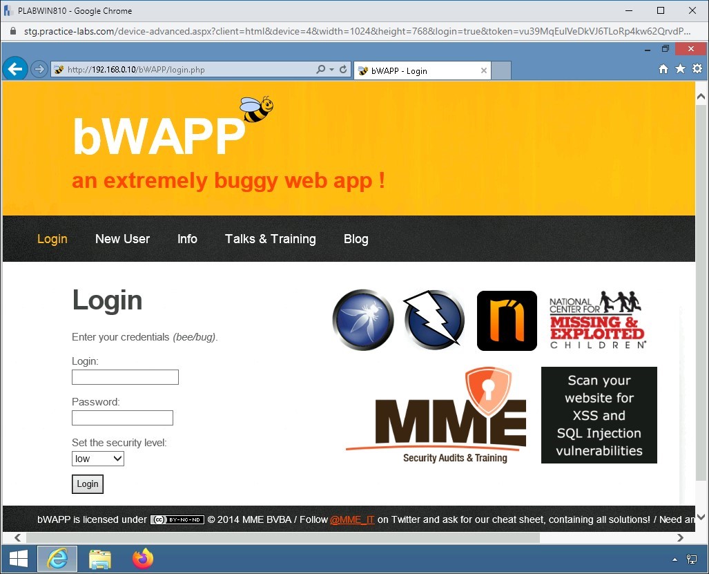 Figure 1.8 Screenshot of PLABWIN810