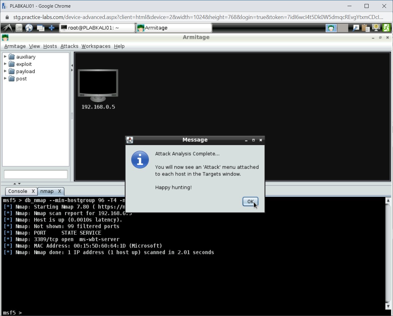 Figure 1.17 Screenshot of PLABKALI01