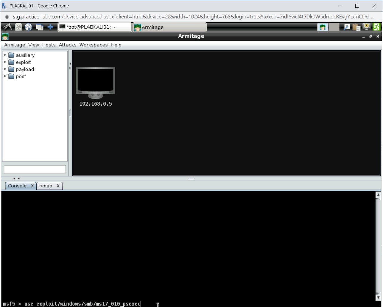 Figure 1.19 Screenshot of PLABKALI01