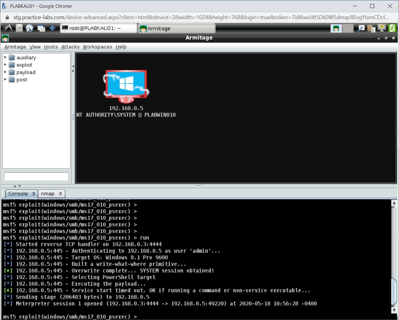 Figure 1.27 Screenshot of PLABKALI01