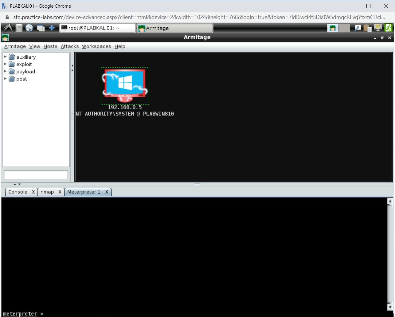 Figure 1.29 Screenshot of PLABKALI01