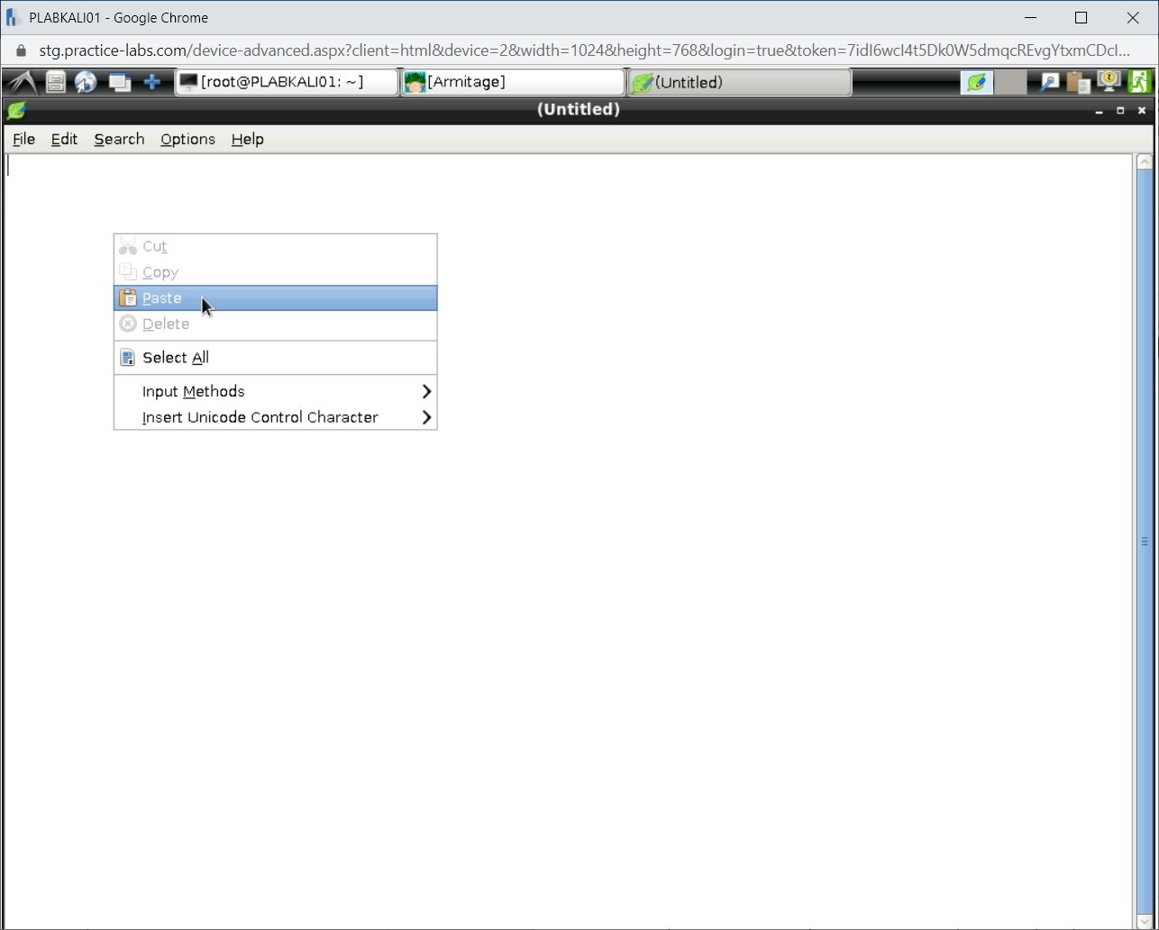 Figure 1.34 Screenshot of PLABKALI01