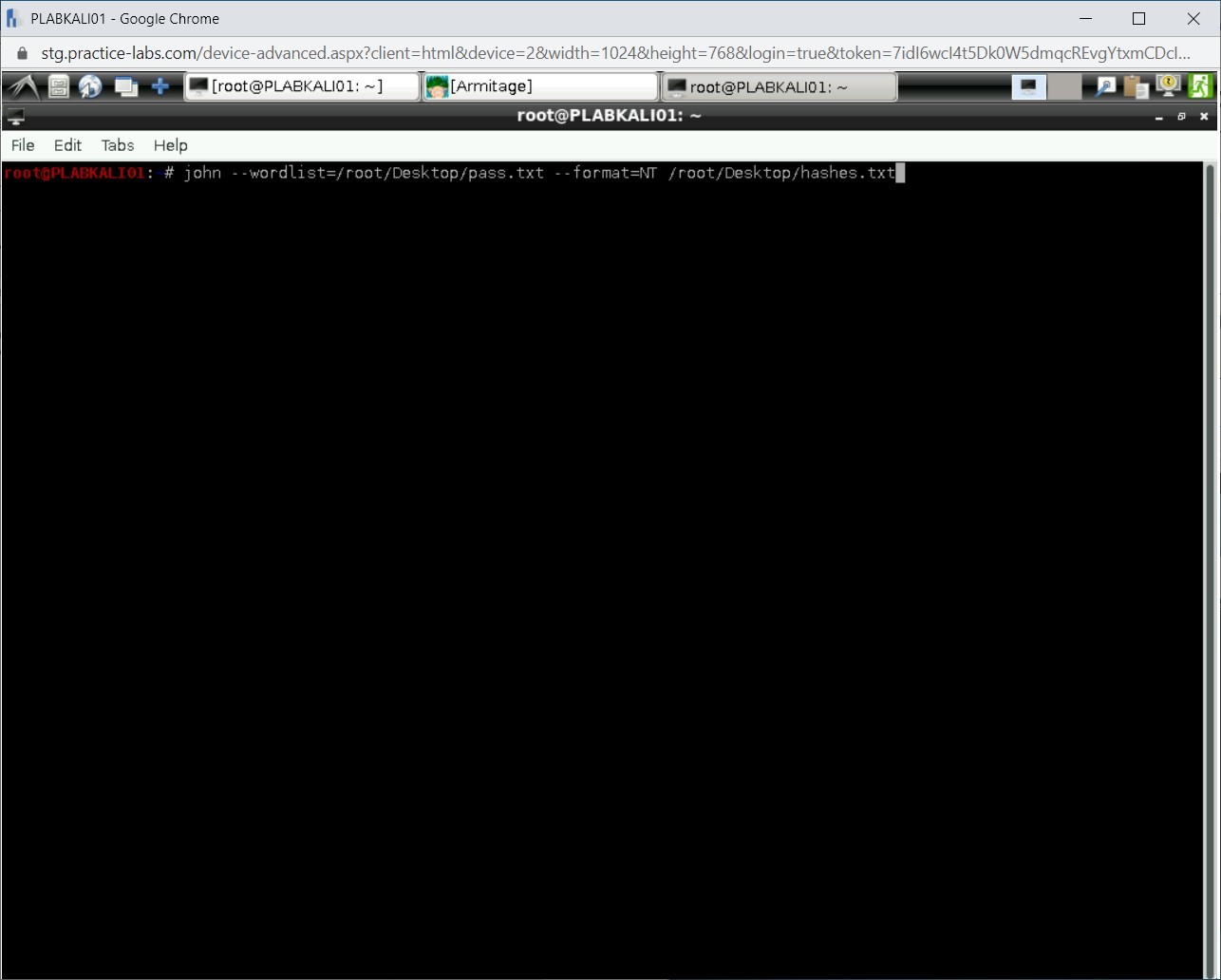 Figure 1.41 Screenshot of PLABKALI01