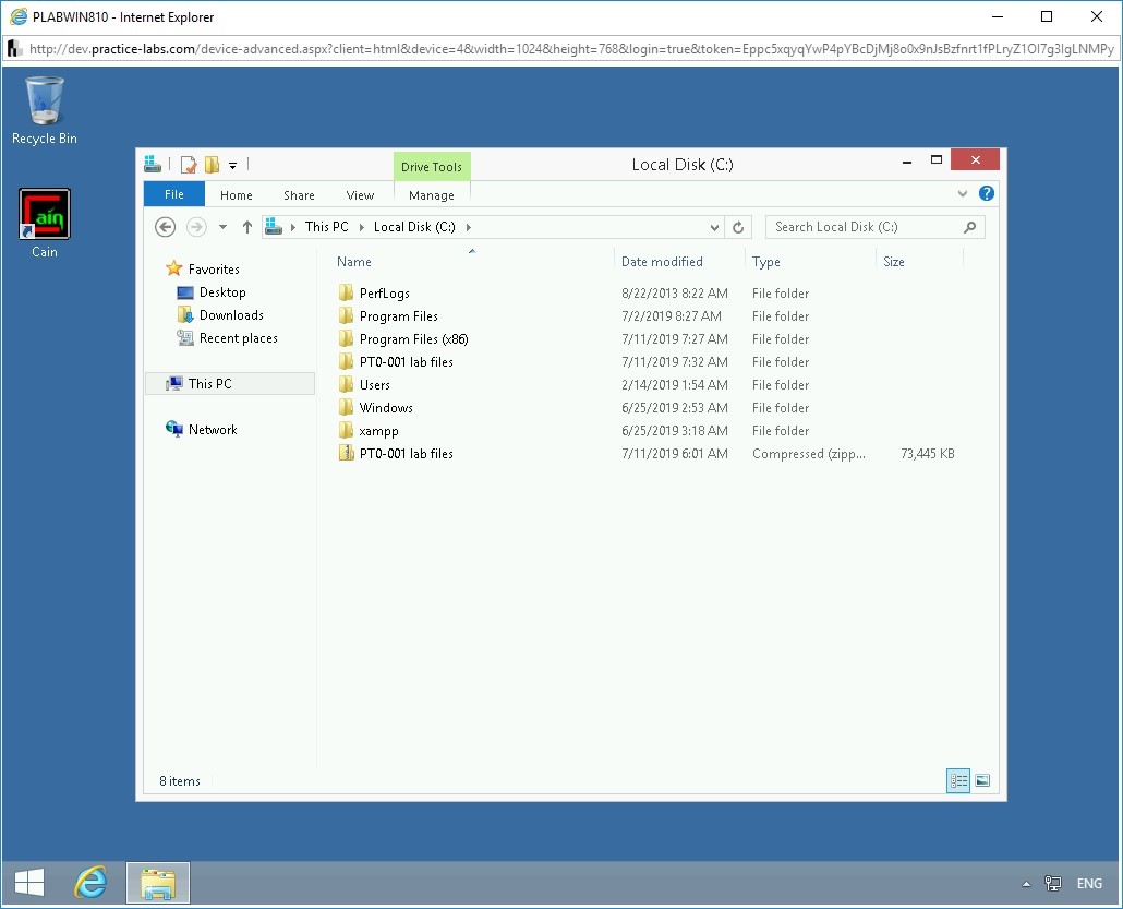Figure 1.49 Screenshot of PLABWIN810