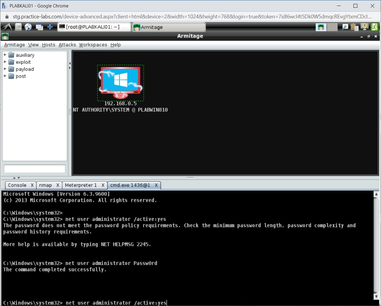 Figure 1.61 Screenshot of PLABKALI01