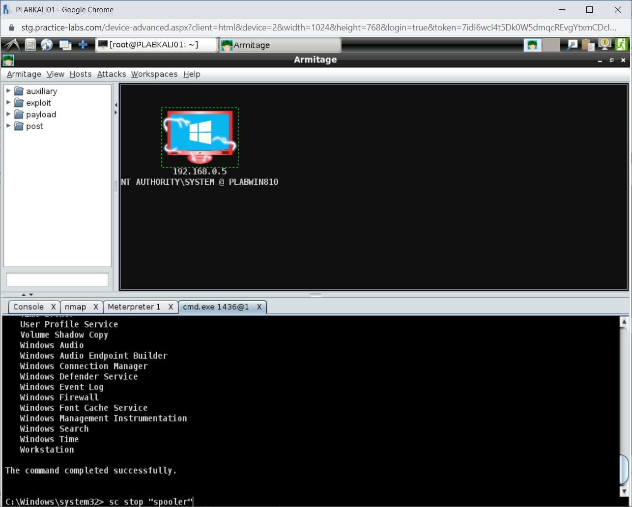Figure 1.66 Screenshot of PLABKALI01