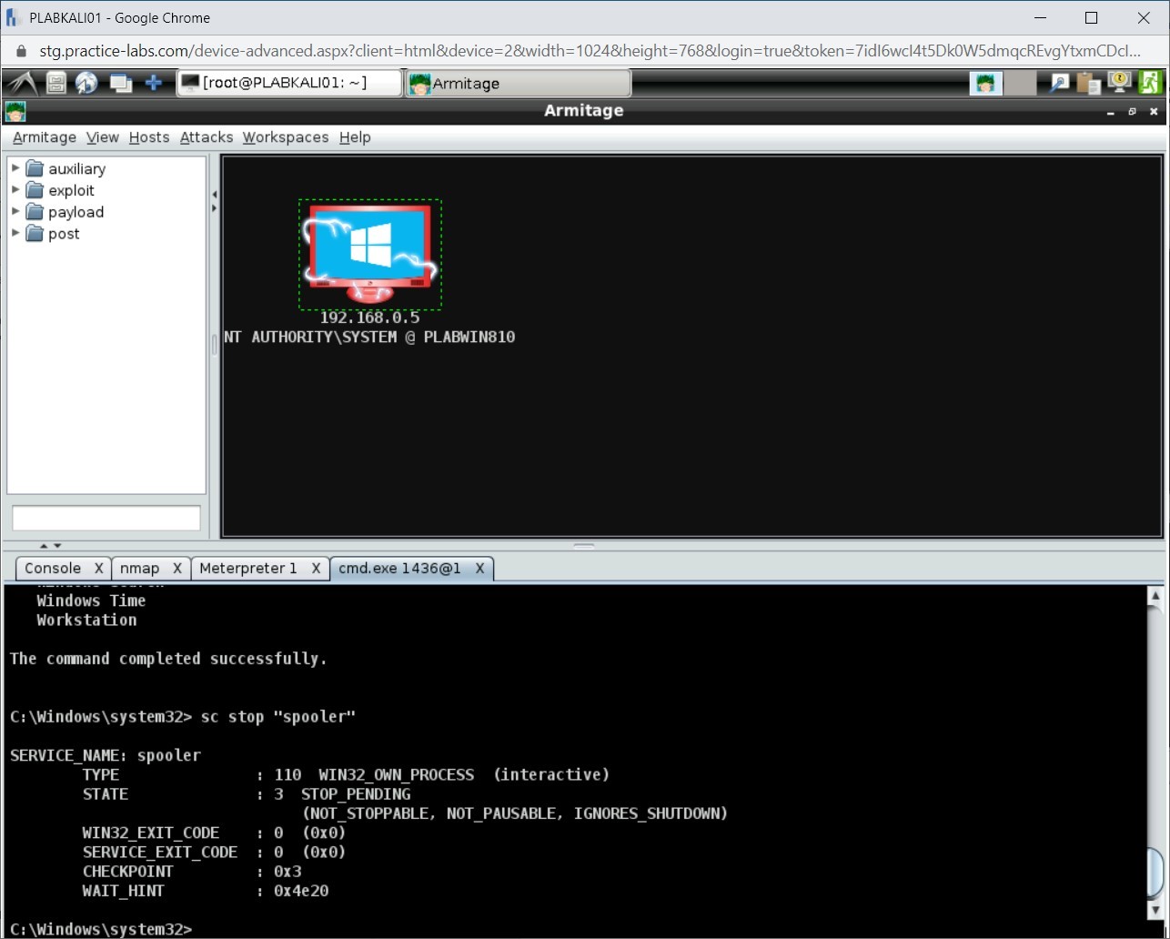 Figure 1.67 Screenshot of PLABKALI01