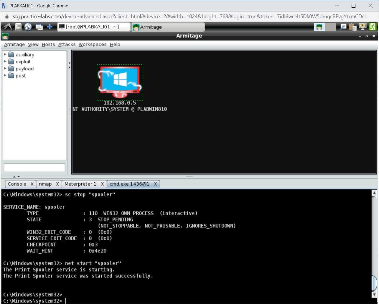 Figure 1.70 Screenshot of PLABKALI01