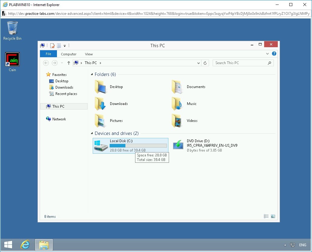 Figure 1.75 Screenshot of PLABWIN810
