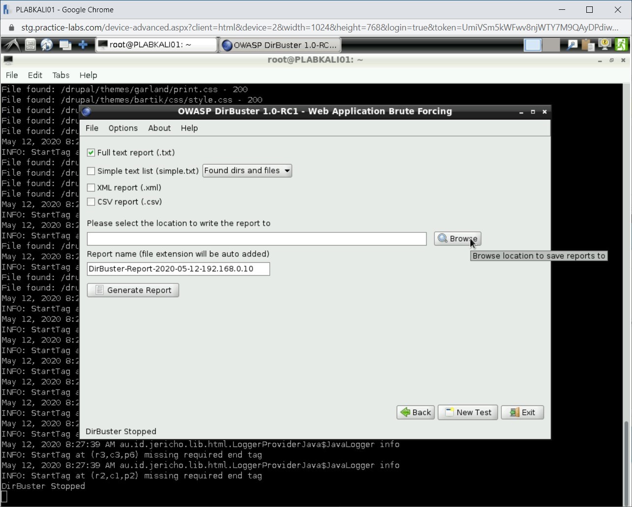 Figure 1.108 Screenshot of PLABKALI01