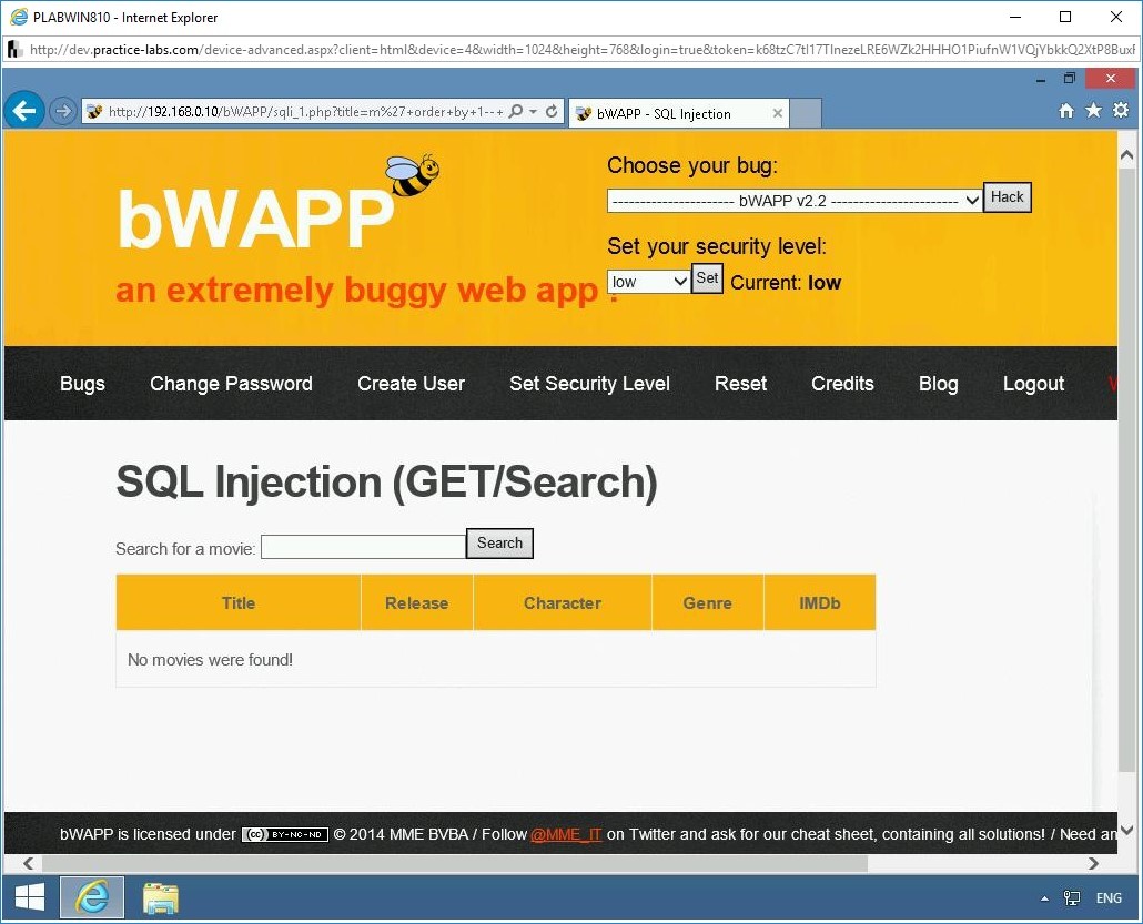 Figure 1.12 Screenshot of PLABWIN810