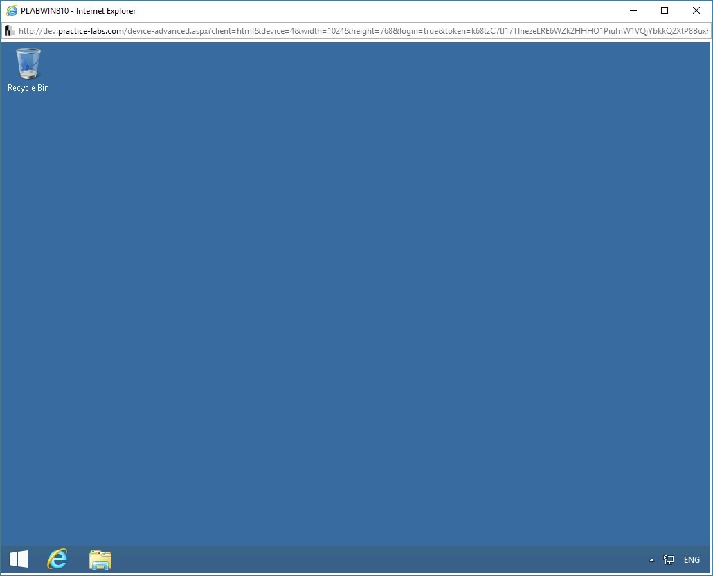 Figure 1.1 Screenshot of PLABWIN810
