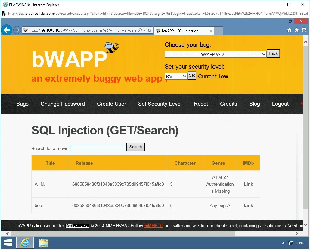 Figure 1.26 Screenshot of PLABWIN810