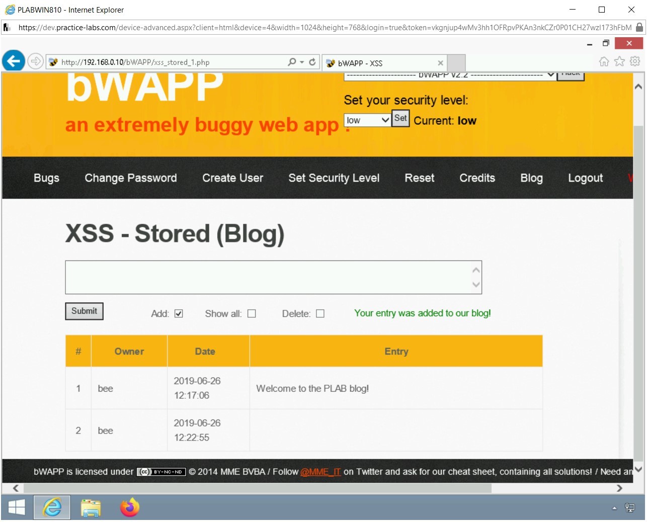 Figure 1.84 Screenshot of PLABWIN810