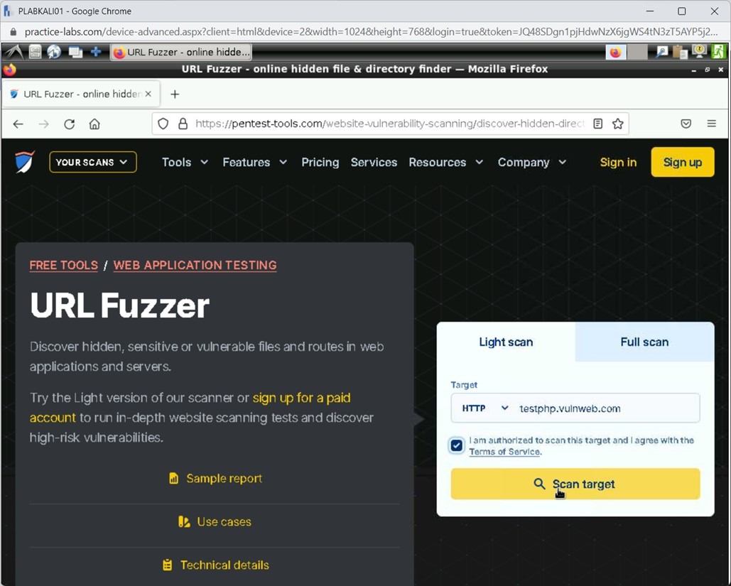 Figure 1.93 Screenshot of PLABKALI01