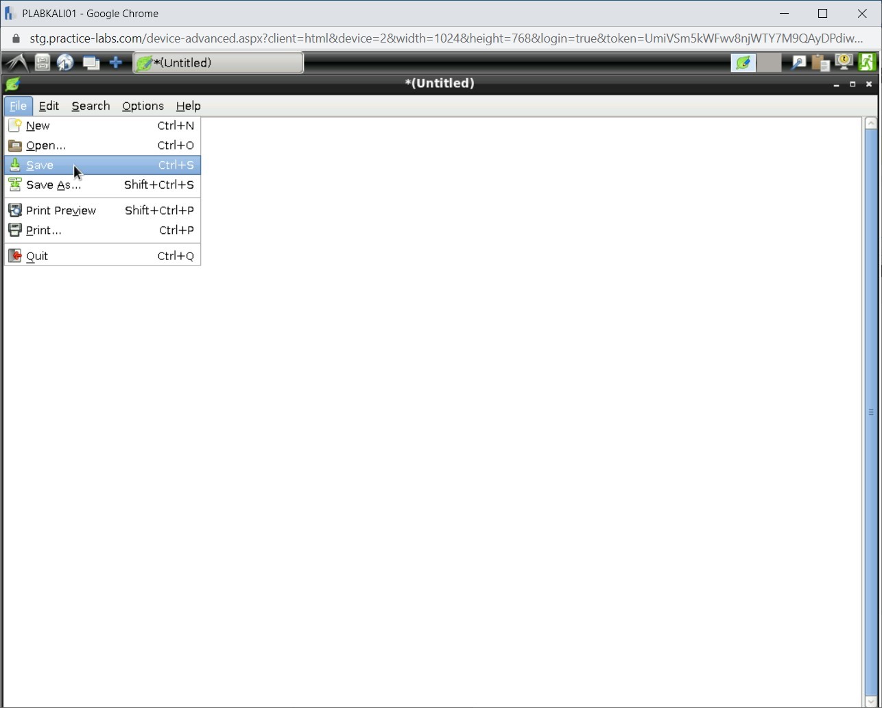 Figure 1.99 Screenshot of PLABKALI01