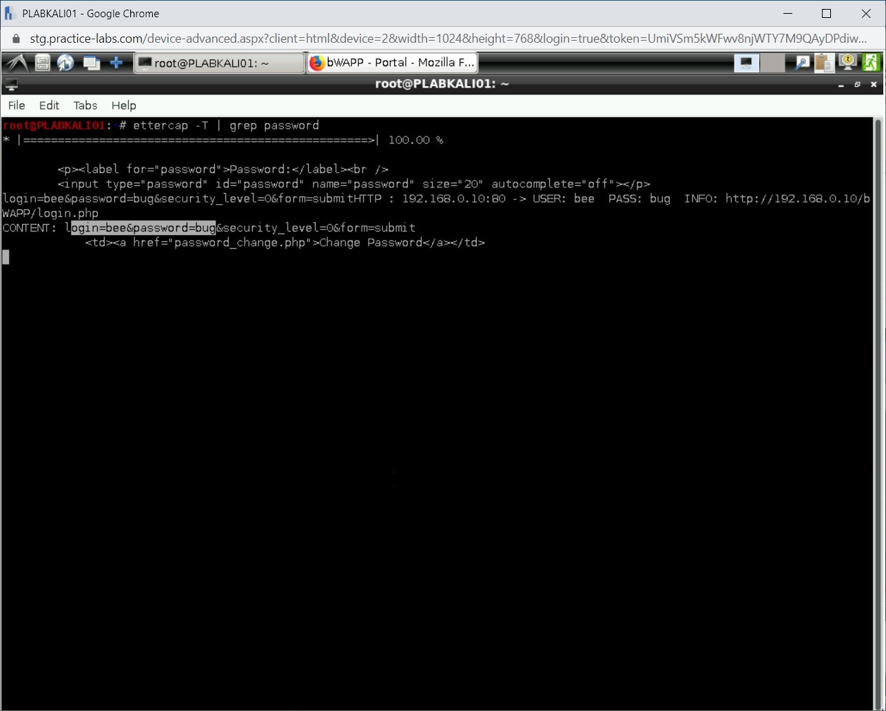 Figure 2.12 Screenshot of PLABKALI01
