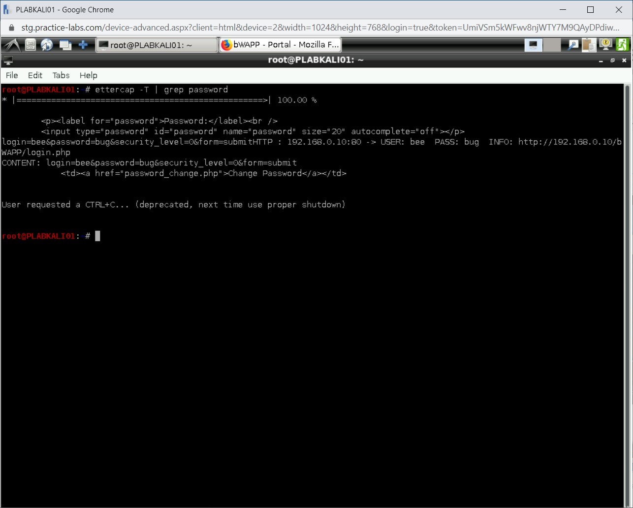 Figure 2.13 Screenshot of PLABKALI01