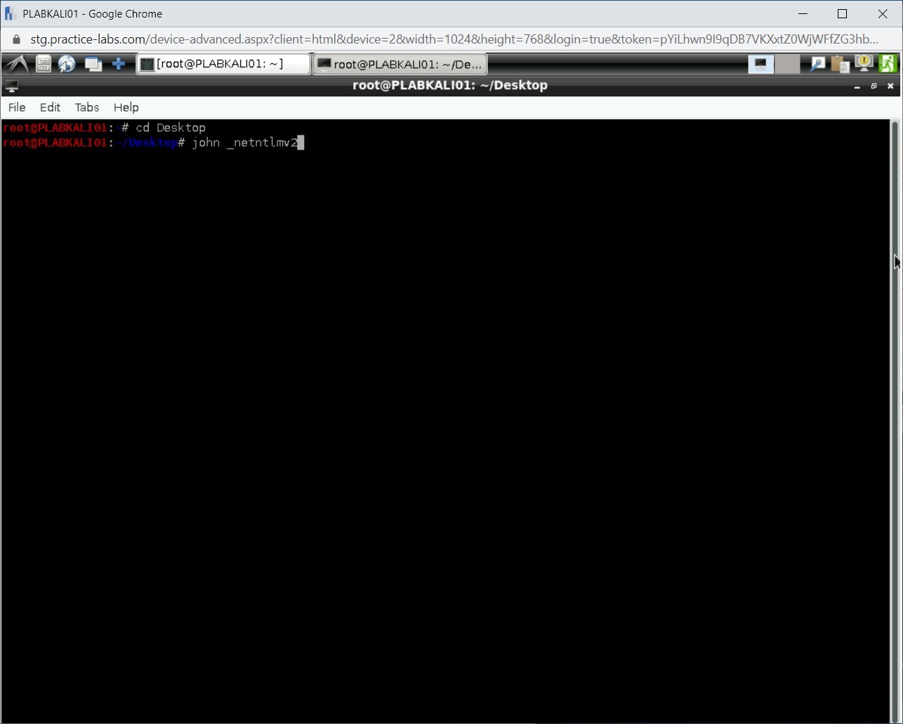 Figure 2.32 Screenshot of PLABKALI01