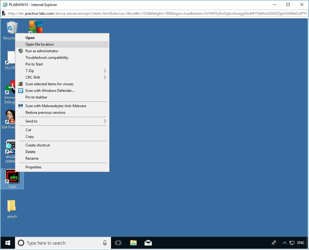 Figure 2.53 Screenshot of PLABWIN10