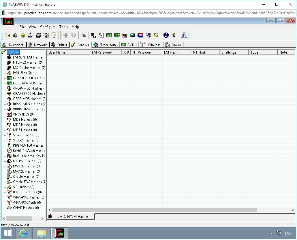 Figure 2.64 Screenshot of PLABWIN810