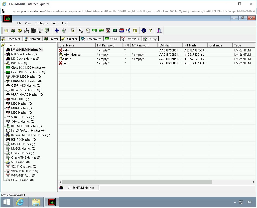 Figure 2.68 Screenshot of PLABWIN810