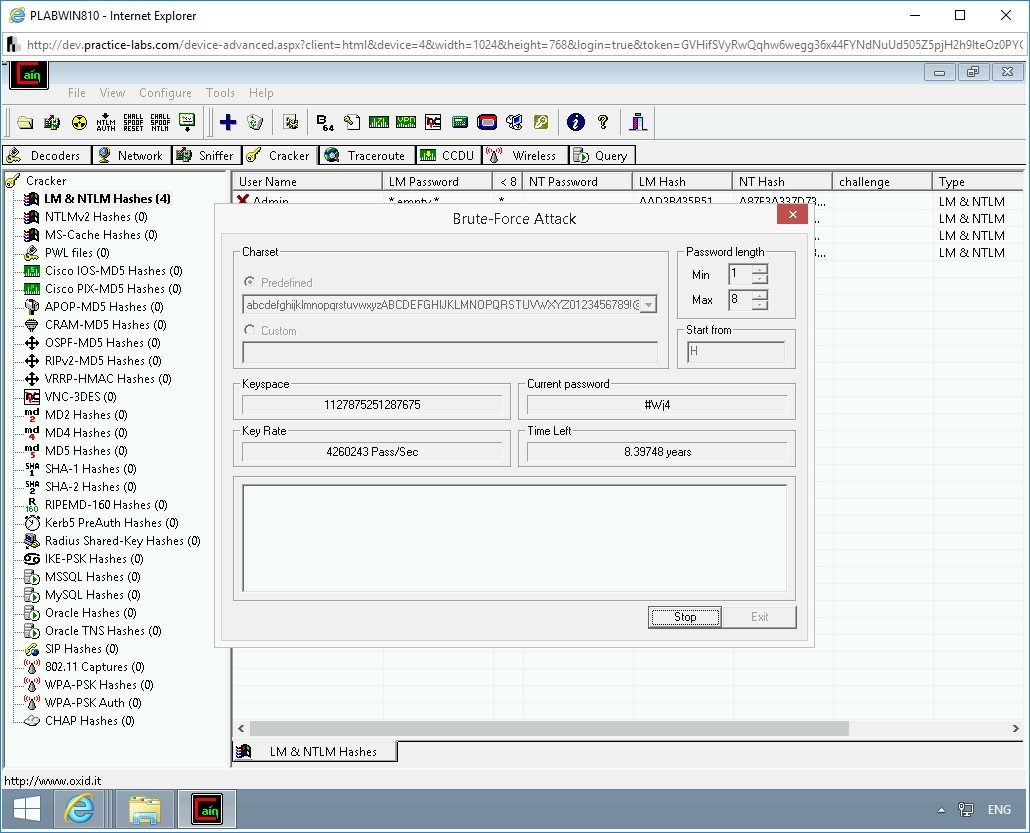 Figure 2.71 Screenshot of PLABWIN810