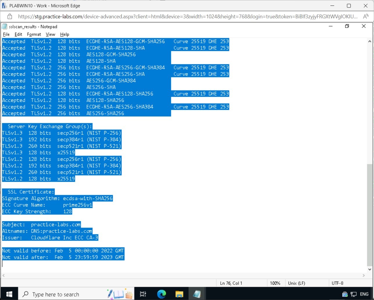 Figure 1.34 Screenshot of PLABKALI: Displaying opening the Text Editor.