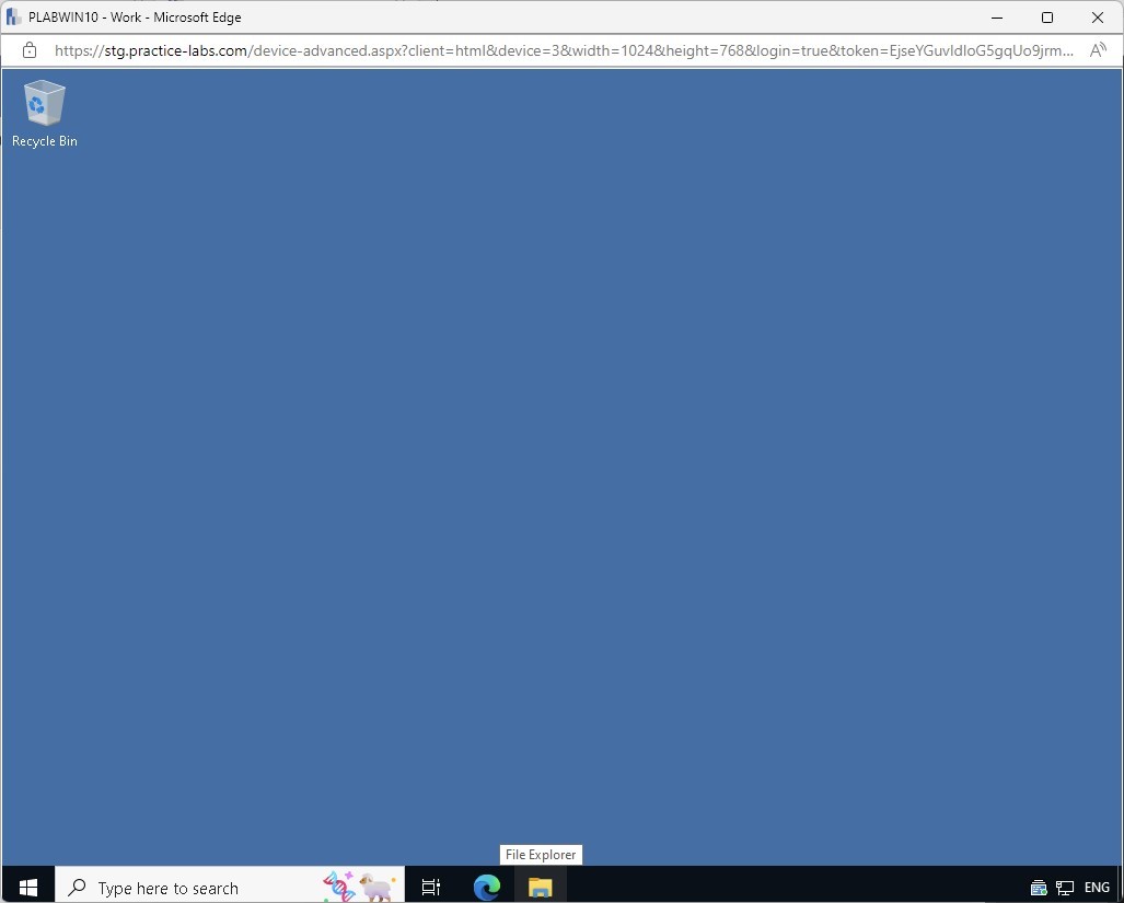 Figure 1.41 Screenshot of PLABKALI: Displaying selecting the MyFiles tab on the Intranet page.