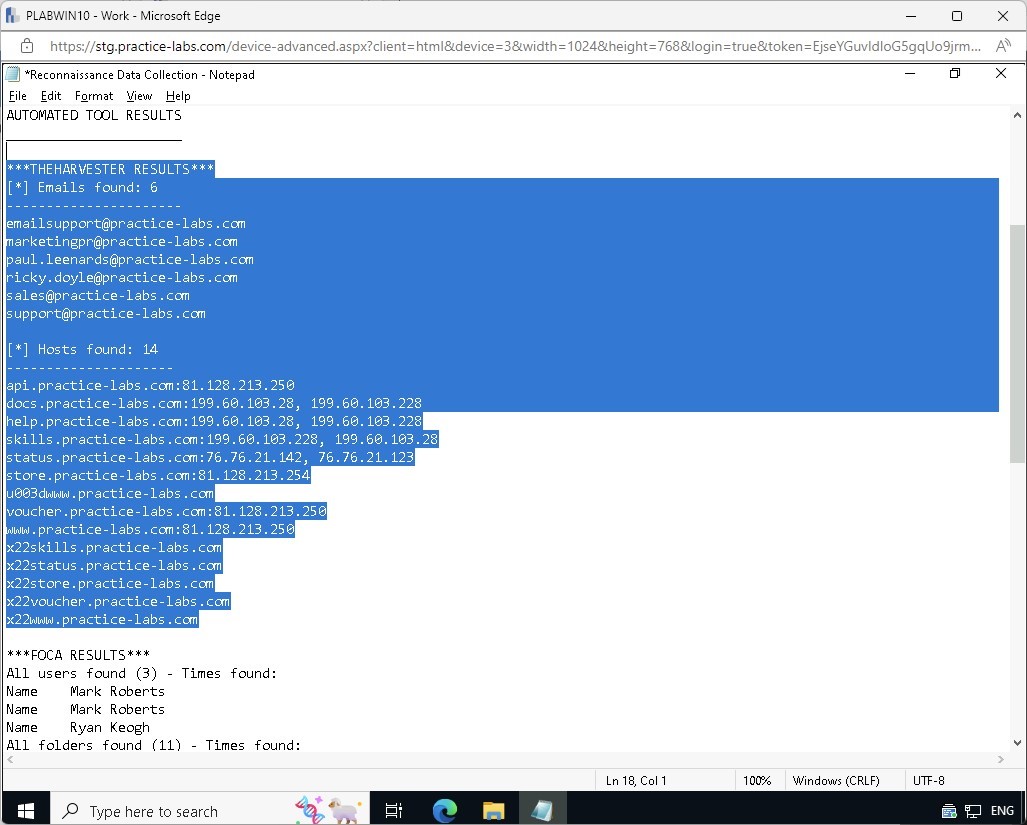 Figure 1.43 Screenshot of PLABKALI: Displaying selecting the sslscan_results file and clicking Open.