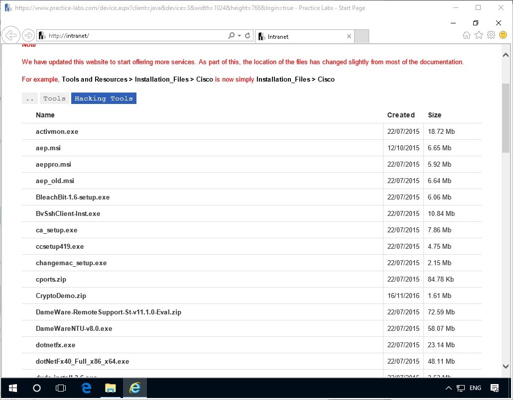 Figure 1.2. Screenshot of PLABWIN10