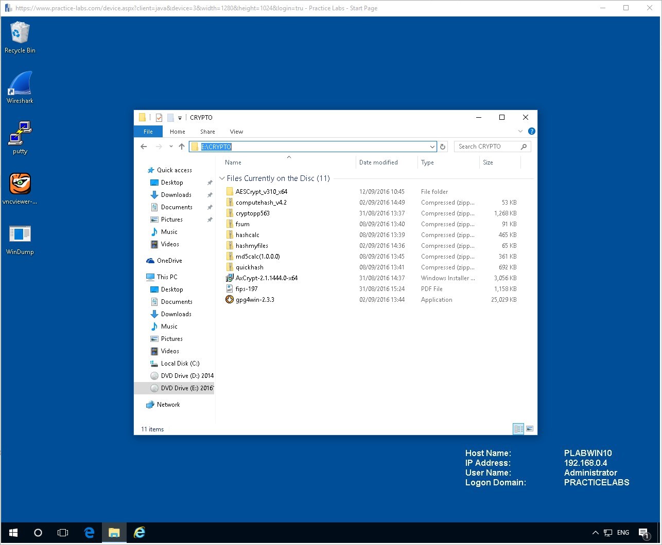 Figure 2.0. Screenshot of PLABWIN10