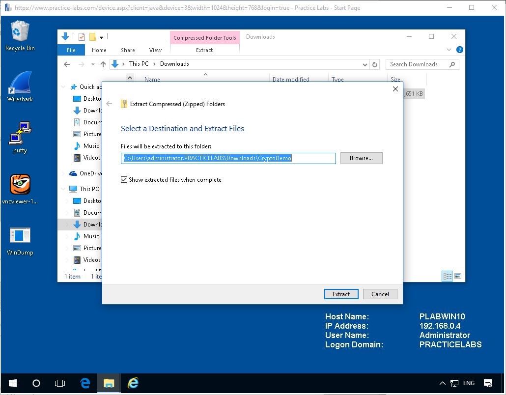 Figure 1.3. Screenshot of PLABWIN10