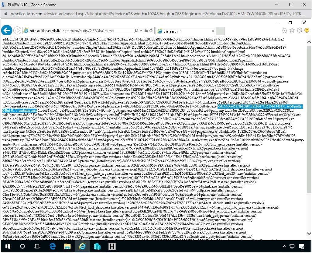 Figure 3.3. Screenshot of PLABWIN10