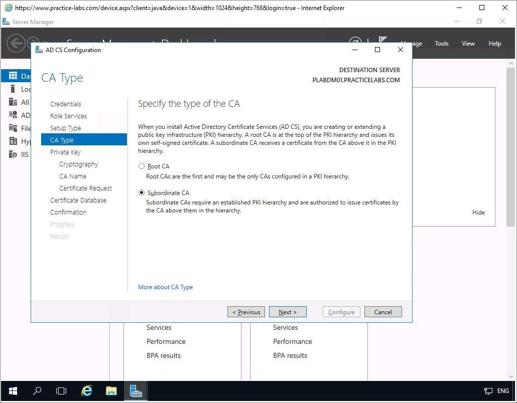 Figure 1.35 Screenshot of the PLABDM01 desktop