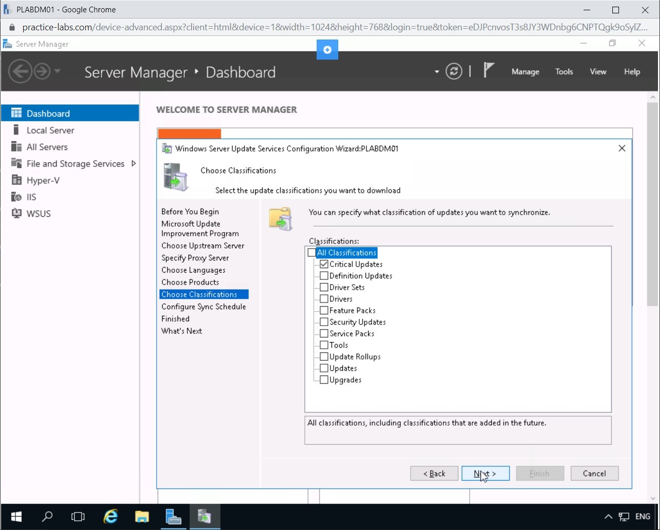 Figure 1.20 Screenshot of the PLABDM01 desktop