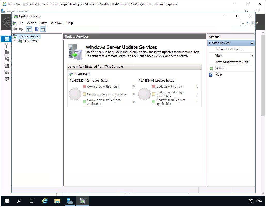 Figure 1.23 Screenshot of the PLABDM01 desktop