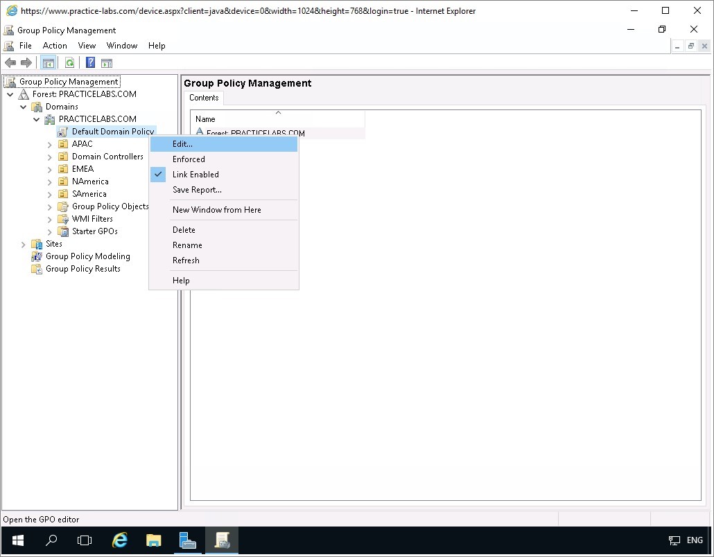Figure 1.43 Screenshot of the PLABDC01 desktop