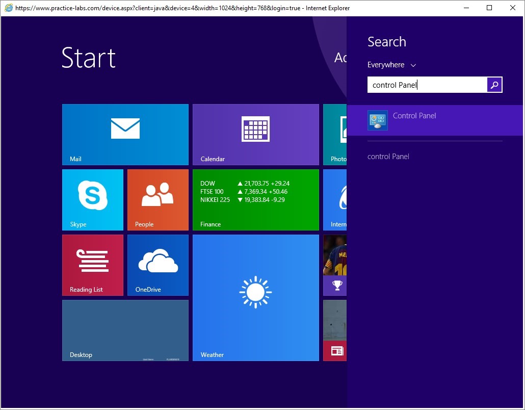 Figure 3.31 Screenshot of the PLABWIN810 desktop