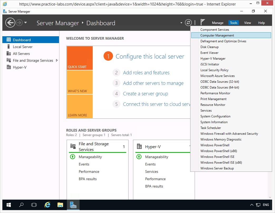 Figure 1.12 Screenshot of PLABDM01