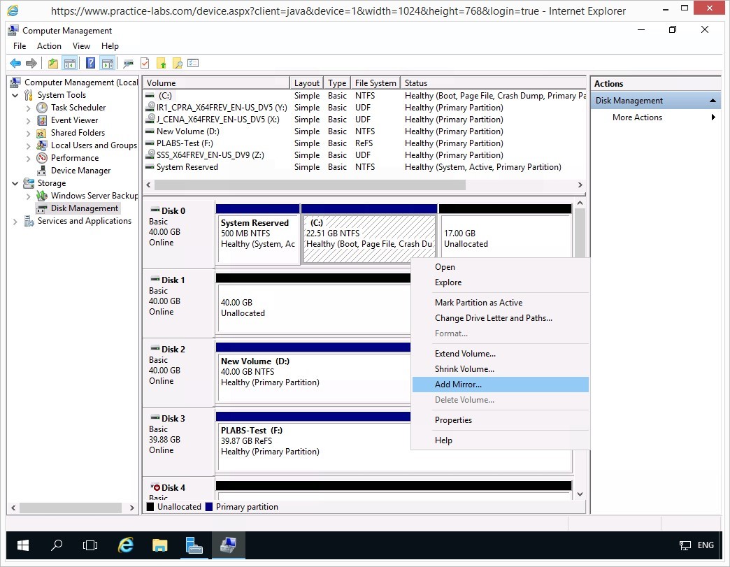 Figure 1.16 Screenshot of PLABDM01