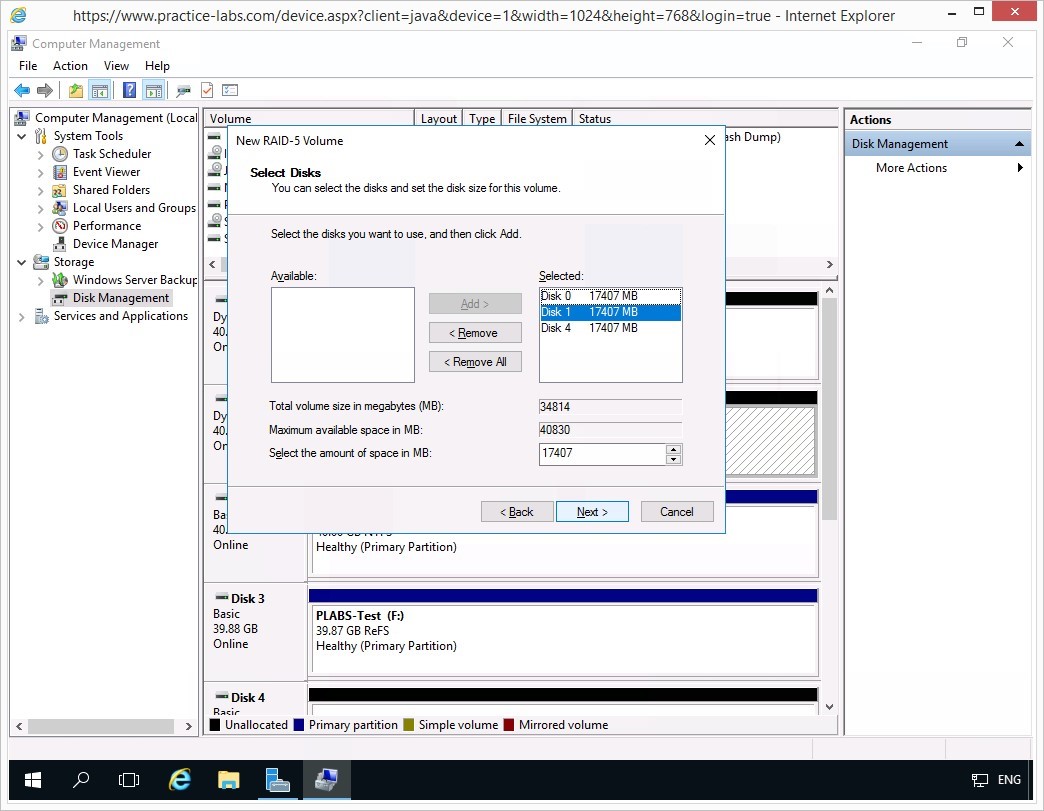 Figure 1.25 Screenshot of PLABDM01