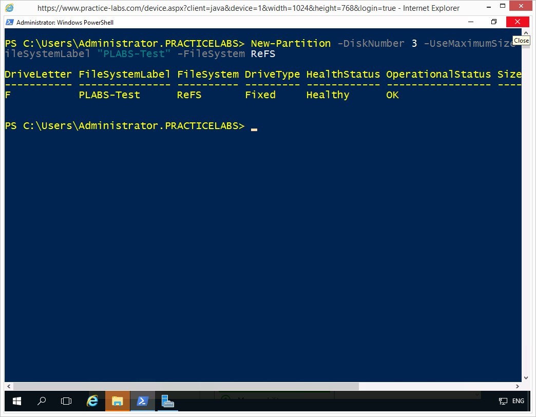 Figure 1.9 Screenshot of PLABDM01