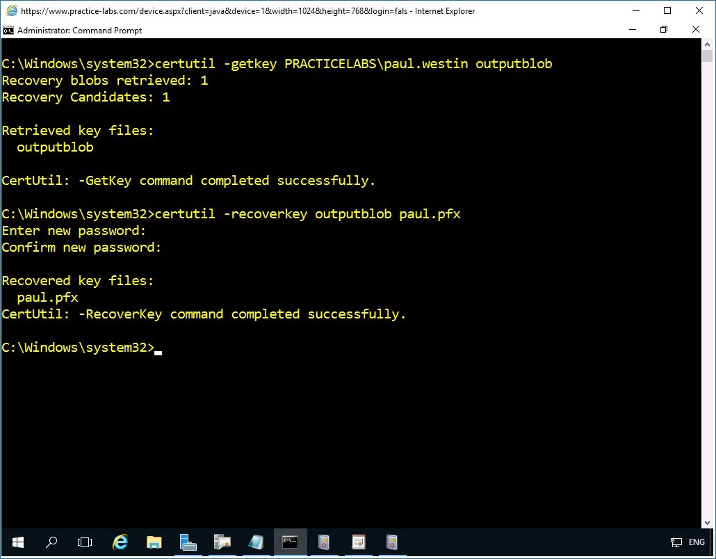 Figure 5.17 Screenshot of PLABDM01