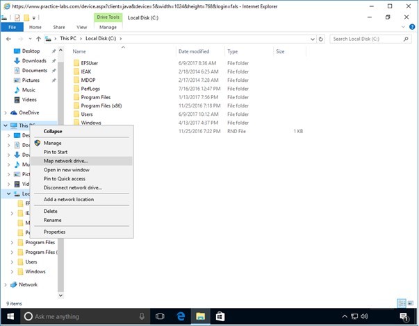 Figure 5.23 Screenshot of PLABWIN10